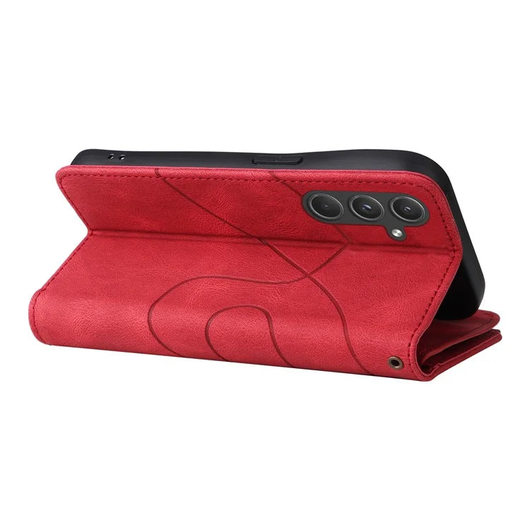 KT Multi-function Series-5 For Samsung Galaxy A55 5G Leather Wallet Case 9 Card Slots