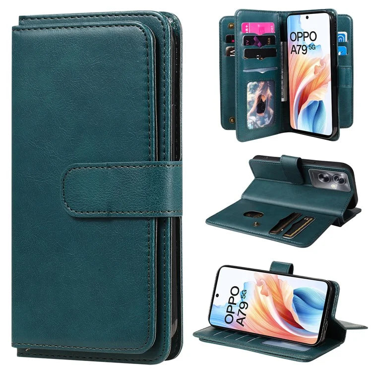KT Multi-functional Series-1 For Oppo A79 5G / A2 5G Wallet Case Leather Stand Cover