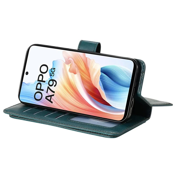 KT Multi-functional Series-1 For Oppo A79 5G / A2 5G Wallet Case Leather Stand Cover