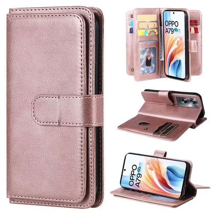 KT Multi-functional Series-1 For Oppo A79 5G / A2 5G Wallet Case Leather Stand Cover