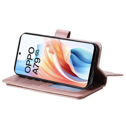 KT Multi-functional Series-1 For Oppo A79 5G / A2 5G Wallet Case Leather Stand Cover