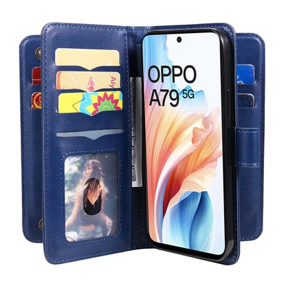 KT Multi-functional Series-1 For Oppo A79 5G / A2 5G Wallet Case Leather Stand Cover
