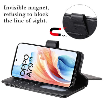 KT Multi-functional Series-1 For Oppo A79 5G / A2 5G Wallet Case Leather Stand Cover