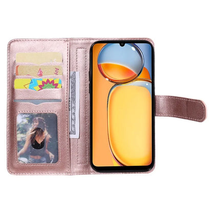 KT Multi-functional Series-1 For Xiaomi Redmi 13C 4G / Poco C65 4G Leather Case Wallet 10 Card Slots