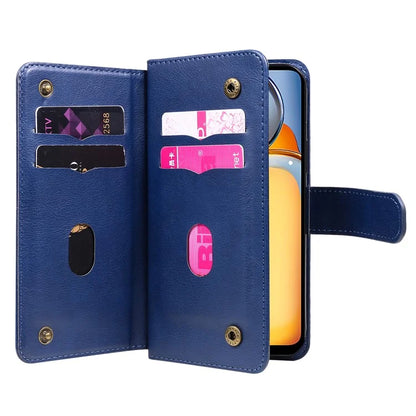 KT Multi-functional Series-1 For Xiaomi Redmi 13C 4G / Poco C65 4G Leather Case Wallet 10 Card Slots