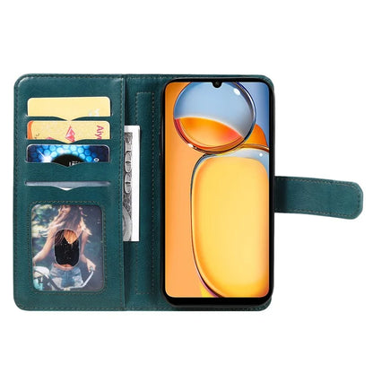 KT Multi-functional Series-1 For Xiaomi Redmi 13C 4G / Poco C65 4G Leather Case Wallet 10 Card Slots