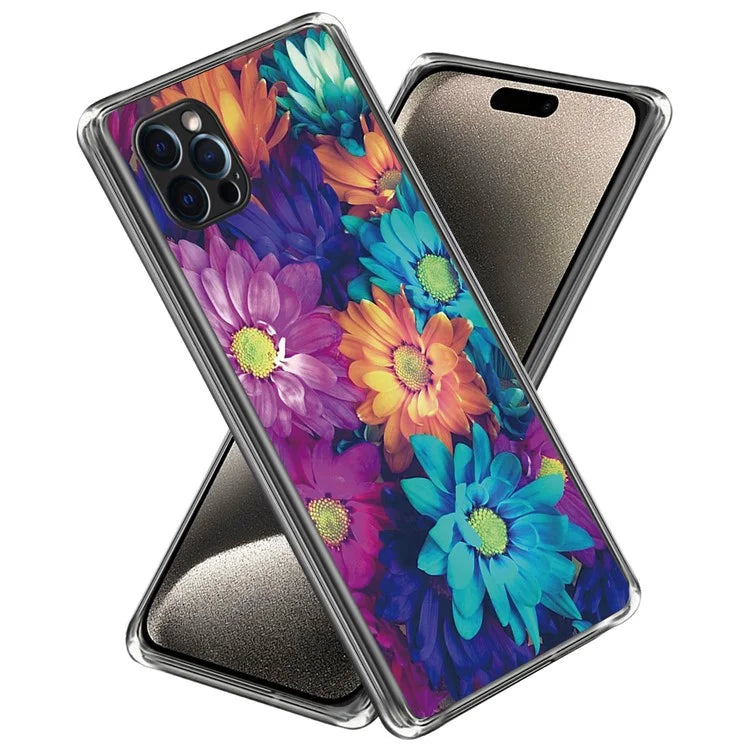 For iPhone 15 Pro TPU Cover Pattern Printing Scratch-resistant Phone Case