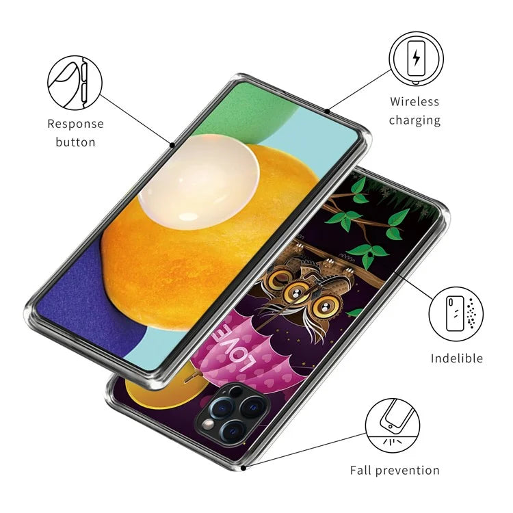 For iPhone 15 Pro TPU Cover Pattern Printing Scratch-resistant Phone Case