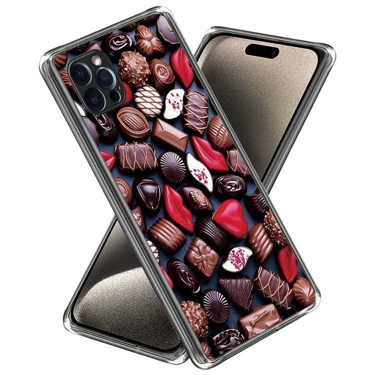 For iPhone 15 Pro TPU Cover Pattern Printing Scratch-resistant Phone Case