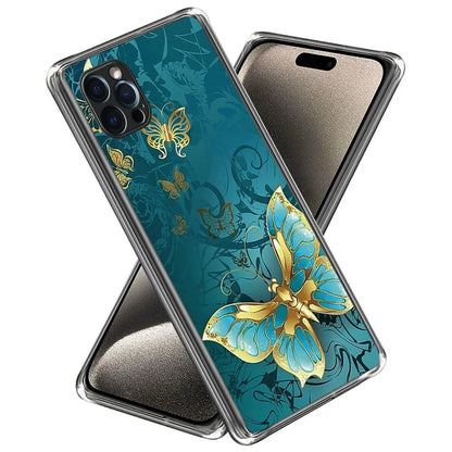 For iPhone 15 Pro TPU Cover Pattern Printing Scratch-resistant Phone Case