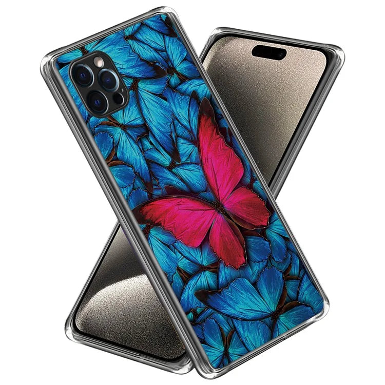 For iPhone 15 Pro TPU Cover Pattern Printing Scratch-resistant Phone Case