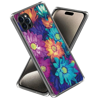 For iPhone 15 Pro Max Phone Cover Shockproof TPU Case with Pattern Printing