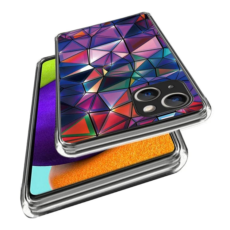 For iPhone 15 Plus Case Anti-drop Pattern Printing TPU Mobile Phone Cover