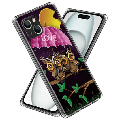For iPhone 15 Plus Case Anti-drop Pattern Printing TPU Mobile Phone Cover