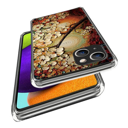 For iPhone 15 Plus Case Anti-drop Pattern Printing TPU Mobile Phone Cover