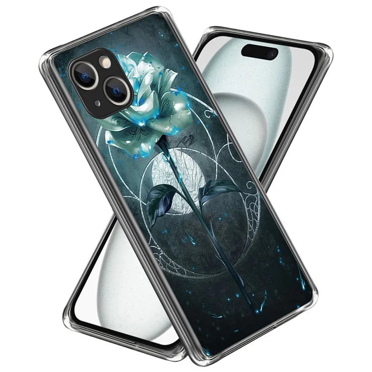 For iPhone 15 Plus Case Anti-drop Pattern Printing TPU Mobile Phone Cover