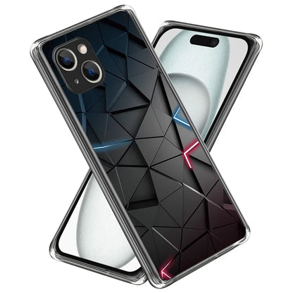 For iPhone 15 Plus Case Anti-drop Pattern Printing TPU Mobile Phone Cover