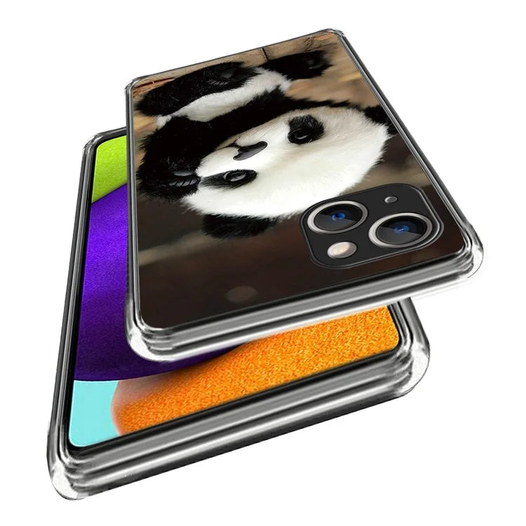 For iPhone 15 Plus Case Anti-drop Pattern Printing TPU Mobile Phone Cover