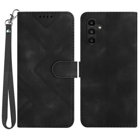 YX0040 For Samsung Galaxy A15 5G Leather Case Imprinted Phone Cover Wallet
