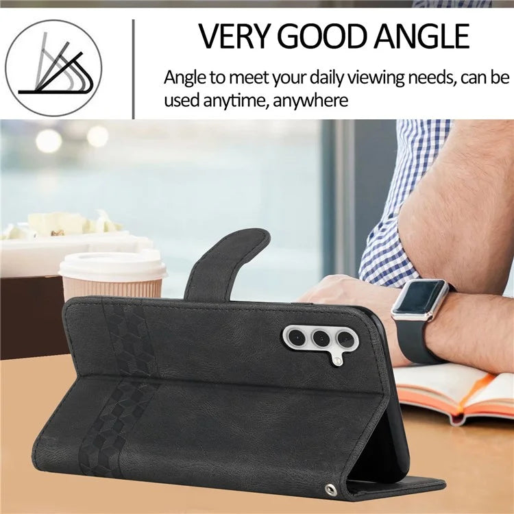 YX0010 Series for Samsung Galaxy A15 5G Phone Case PU Leather Wallet Cover