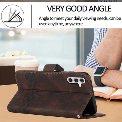 YX0010 Series for Samsung Galaxy A15 5G Phone Case PU Leather Wallet Cover