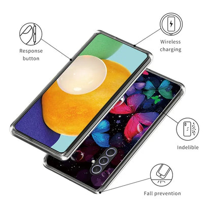 For Samsung Galaxy A54 5G Case TPU Pattern Printing Protective Cover