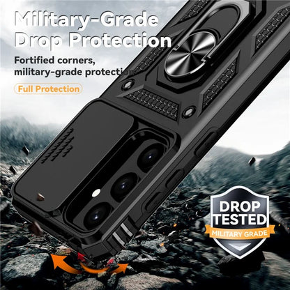 For Samsung Galaxy S24+ Armour Phone Case Camera Protection Kickstand Cover