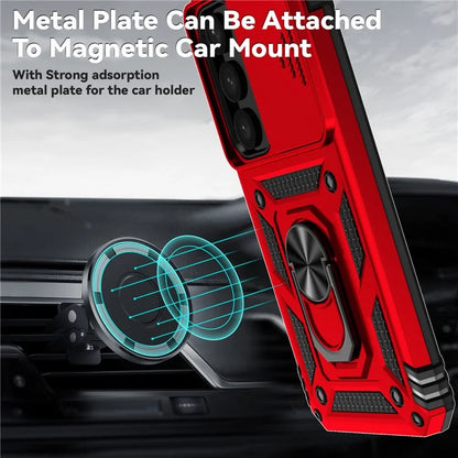 For Samsung Galaxy S24+ Armour Phone Case Camera Protection Kickstand Cover