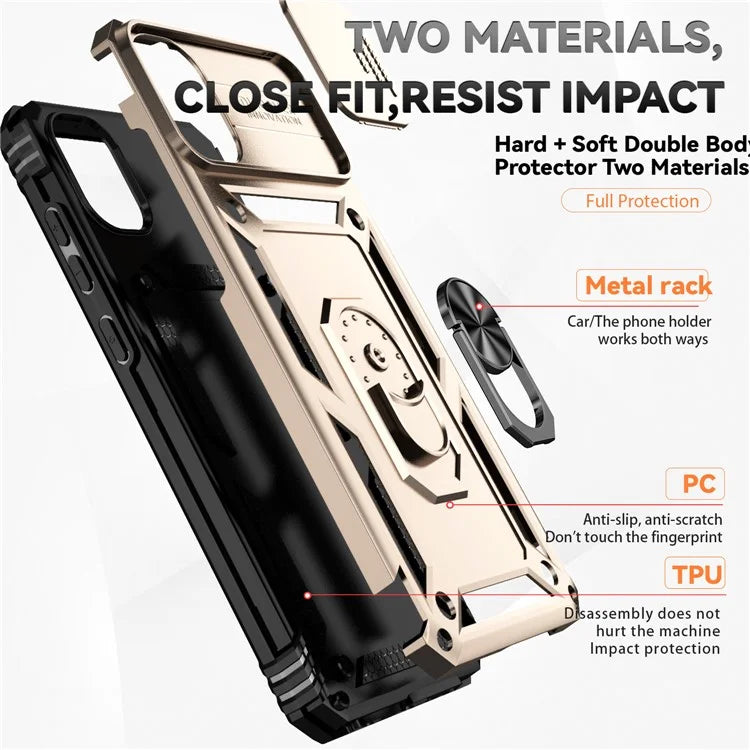 For Samsung Galaxy A05 4G Camera Protection Case PC+TPU Military Grade Phone Cover