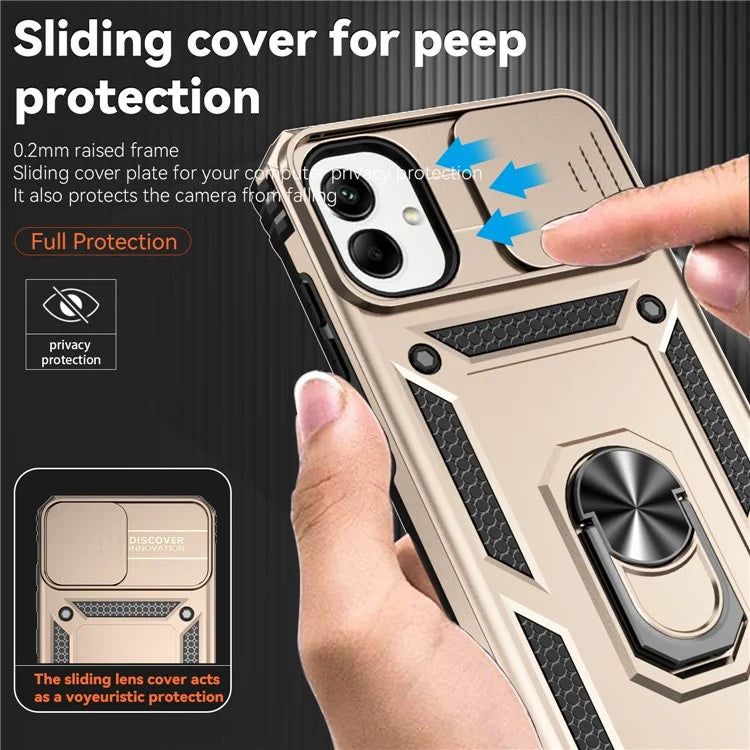 For Samsung Galaxy A05 4G Camera Protection Case PC+TPU Military Grade Phone Cover