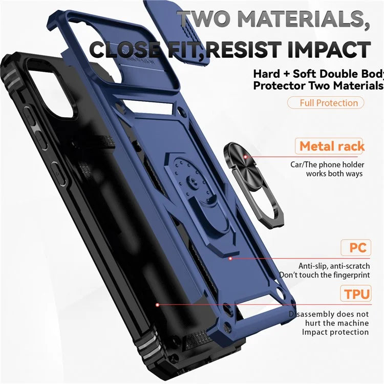 For Samsung Galaxy A05 4G Camera Protection Case PC+TPU Military Grade Phone Cover