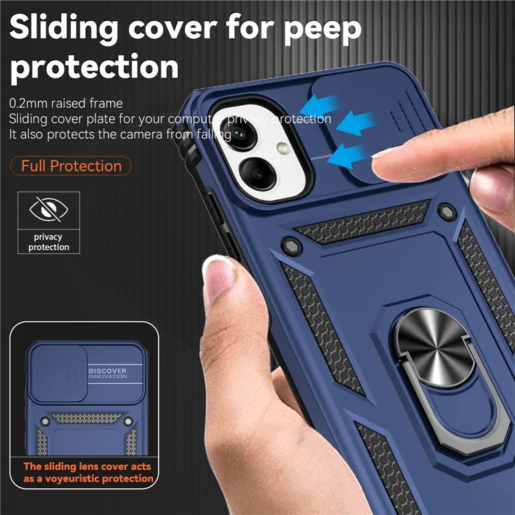 For Samsung Galaxy A05 4G Camera Protection Case PC+TPU Military Grade Phone Cover
