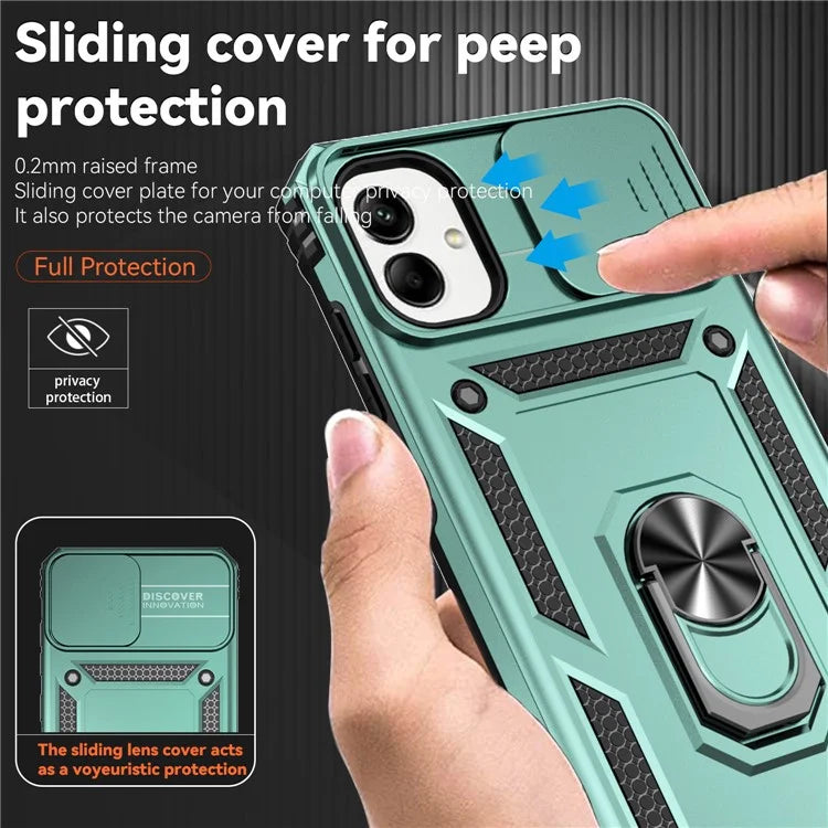 For Samsung Galaxy A05 4G Camera Protection Case PC+TPU Military Grade Phone Cover