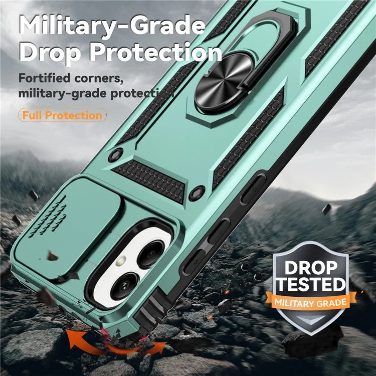 For Samsung Galaxy A05 4G Camera Protection Case PC+TPU Military Grade Phone Cover