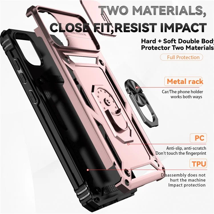 For Samsung Galaxy A05 4G Camera Protection Case PC+TPU Military Grade Phone Cover