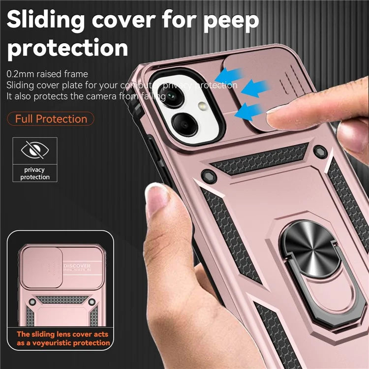 For Samsung Galaxy A05 4G Camera Protection Case PC+TPU Military Grade Phone Cover