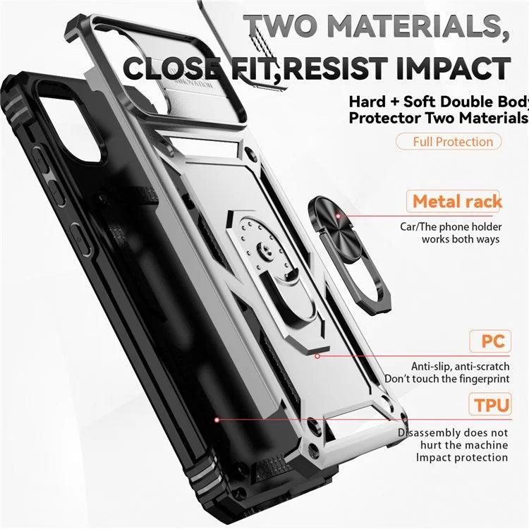 For Samsung Galaxy A05 4G Camera Protection Case PC+TPU Military Grade Phone Cover