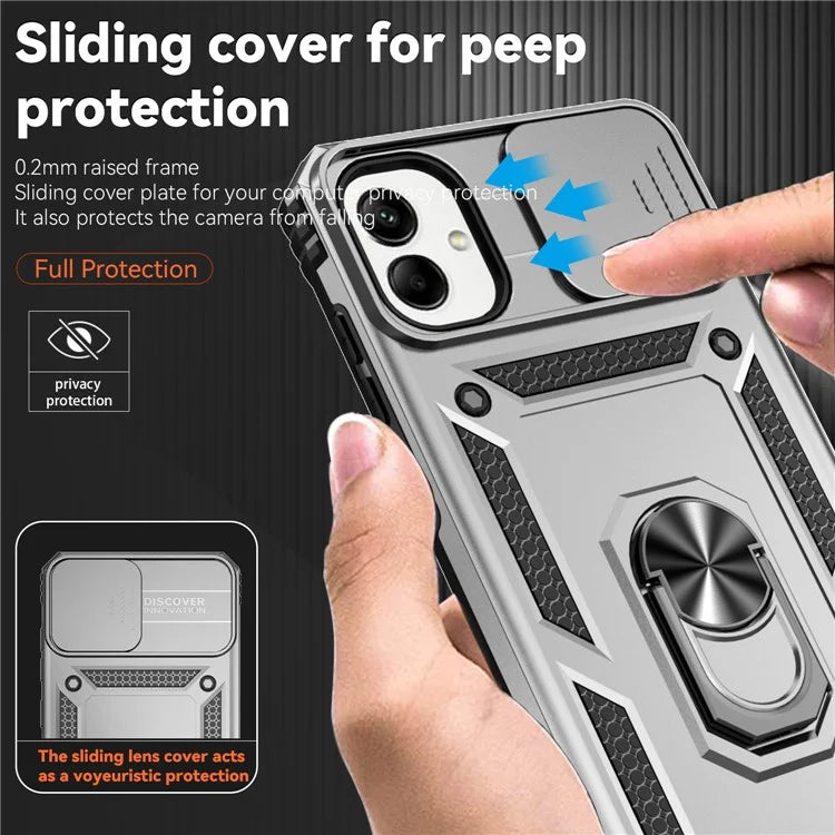 For Samsung Galaxy A05 4G Camera Protection Case PC+TPU Military Grade Phone Cover