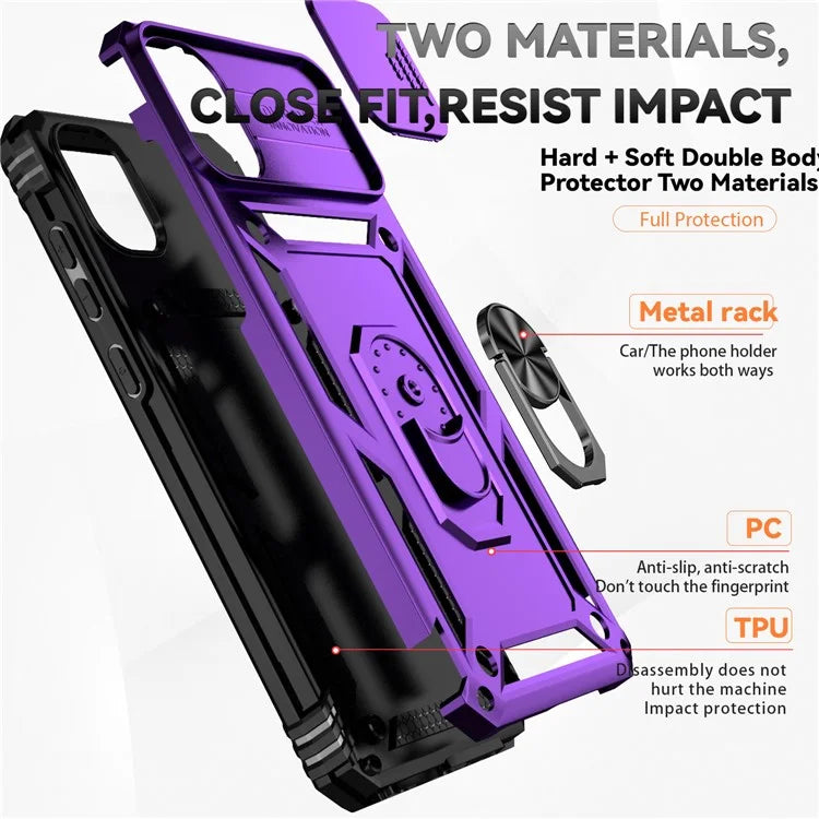 For Samsung Galaxy A05 4G Camera Protection Case PC+TPU Military Grade Phone Cover