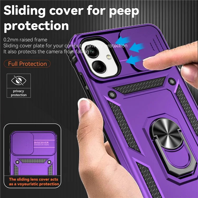 For Samsung Galaxy A05 4G Camera Protection Case PC+TPU Military Grade Phone Cover