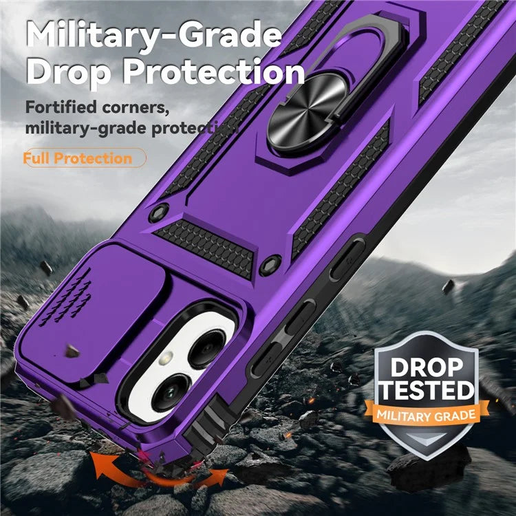 For Samsung Galaxy A05 4G Camera Protection Case PC+TPU Military Grade Phone Cover