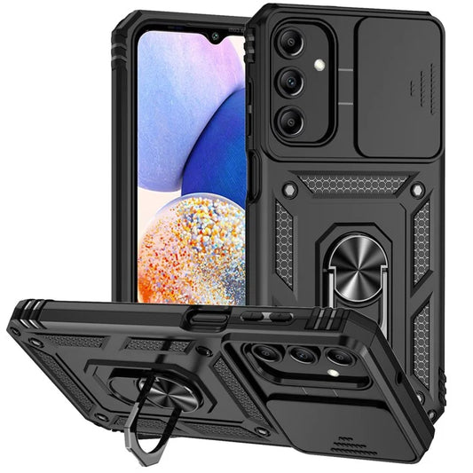 For Samsung Galaxy A15 5G Phone Case with Slide Camera Cover Military Grade Drop Protection