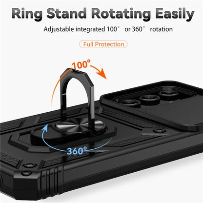 For Samsung Galaxy A15 5G Phone Case with Slide Camera Cover Military Grade Drop Protection