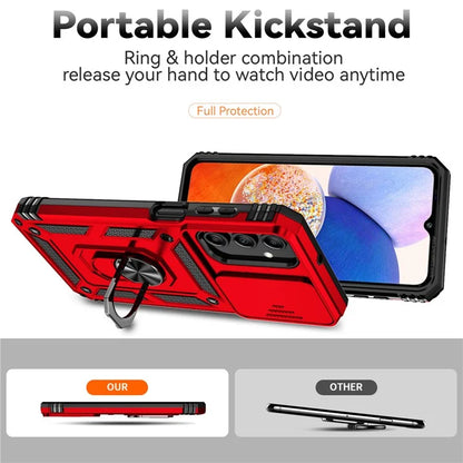 For Samsung Galaxy A15 5G Phone Case with Slide Camera Cover Military Grade Drop Protection