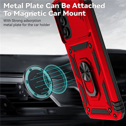 For Samsung Galaxy A15 5G Phone Case with Slide Camera Cover Military Grade Drop Protection