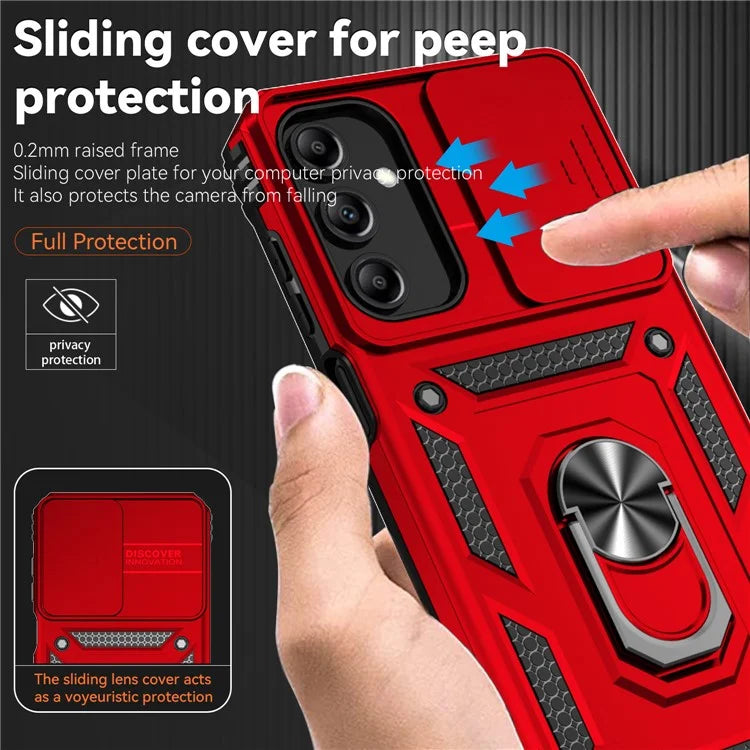 For Samsung Galaxy A15 5G Phone Case with Slide Camera Cover Military Grade Drop Protection