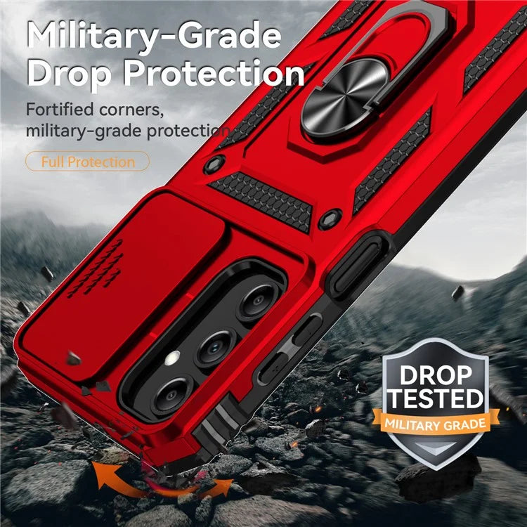 For Samsung Galaxy A15 5G Phone Case with Slide Camera Cover Military Grade Drop Protection