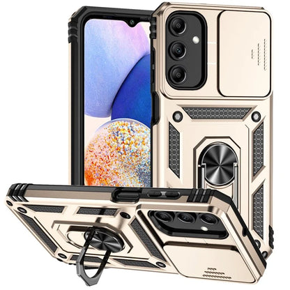 For Samsung Galaxy A15 5G Phone Case with Slide Camera Cover Military Grade Drop Protection