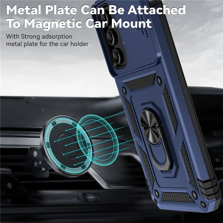 For Samsung Galaxy A15 5G Phone Case with Slide Camera Cover Military Grade Drop Protection