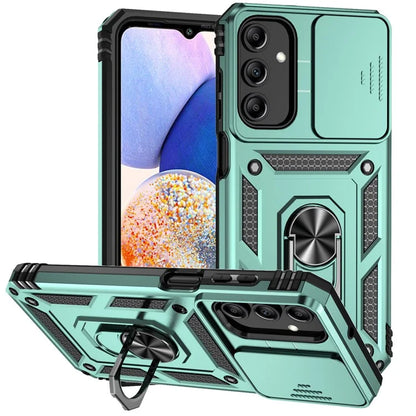 For Samsung Galaxy A15 5G Phone Case with Slide Camera Cover Military Grade Drop Protection